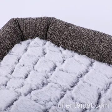Zachte opvouwbare draagbare mat hondenkat basisch bed